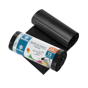 Worki na śmieci 35L z folii LDPE 15 sztuk RAVI